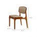 Conjunto com 2 Cadeiras Prada Linho Turim e Imbuia Natural