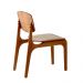 Conjunto com 2 Cadeiras Prada Linho Turim e Imbuia Natural