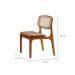 Conjunto com 2 Cadeiras Prada Premium Linho Bege e Imbuia Natural