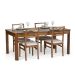 Conjunto com 2 Cadeiras Zuzu Linho Bege e Garapa