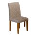 Conjunto com 2 Cadeiras de Jantar Ane Suede Amassado Imbuia