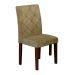 Conjunto com 2 Cadeiras de Jantar Ane Suede Animalle Castor