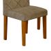 Conjunto com 2 Cadeiras de Jantar Ane Suede Animalle Imbuia