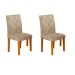 Conjunto com 2 Cadeiras de Jantar Ane Turim Imbuia