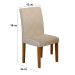 Conjunto com 2 Cadeiras de Jantar Ane Veludo Imbuia