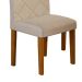 Conjunto com 2 Cadeiras de Jantar Ane Veludo Imbuia