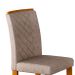 Conjunto com 2 Cadeiras de Jantar Maia Suede Amassado Imbuia
