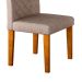 Conjunto com 2 Cadeiras de Jantar Maia Suede Amassado Imbuia