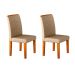 Conjunto com 2 Cadeiras de Jantar Maia Turim Imbuia
