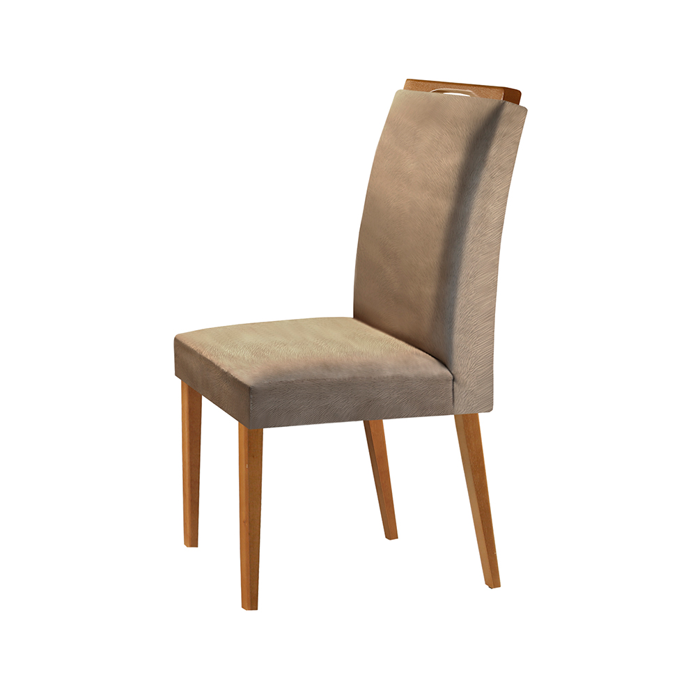 Conjunto com 2 Cadeiras de Jantar Olivia I Capuccino