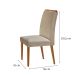 Conjunto com 2 Cadeiras de Jantar Olivia III Capuccino
