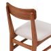 Conjunto com 2 Cadeiras de Jantar Olmo Bege e Garapa