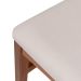 Conjunto com 2 Cadeiras de Jantar Olmo Bege e Garapa