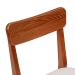 Conjunto com 2 Cadeiras de Jantar Olmo Bege e Garapa