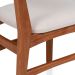 Conjunto com 2 Cadeiras de Jantar Olmo Bege e Garapa
