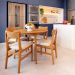 Conjunto com 2 Cadeiras de Jantar Olmo Bege e Mel