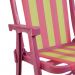 Conjunto com 2 Cadeiras de Praia Peruíbe Rosa