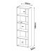 Conjunto com 2 Estantes Multy Branco