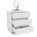 Conjunto com 2 Gaveteiros Mauá 6 GV Branco 60 cm