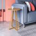 Conjunto com 2 Mesas Laterais Boro Hanover e Dourado