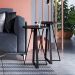 Conjunto com 2 Mesas Laterais Boro Preto