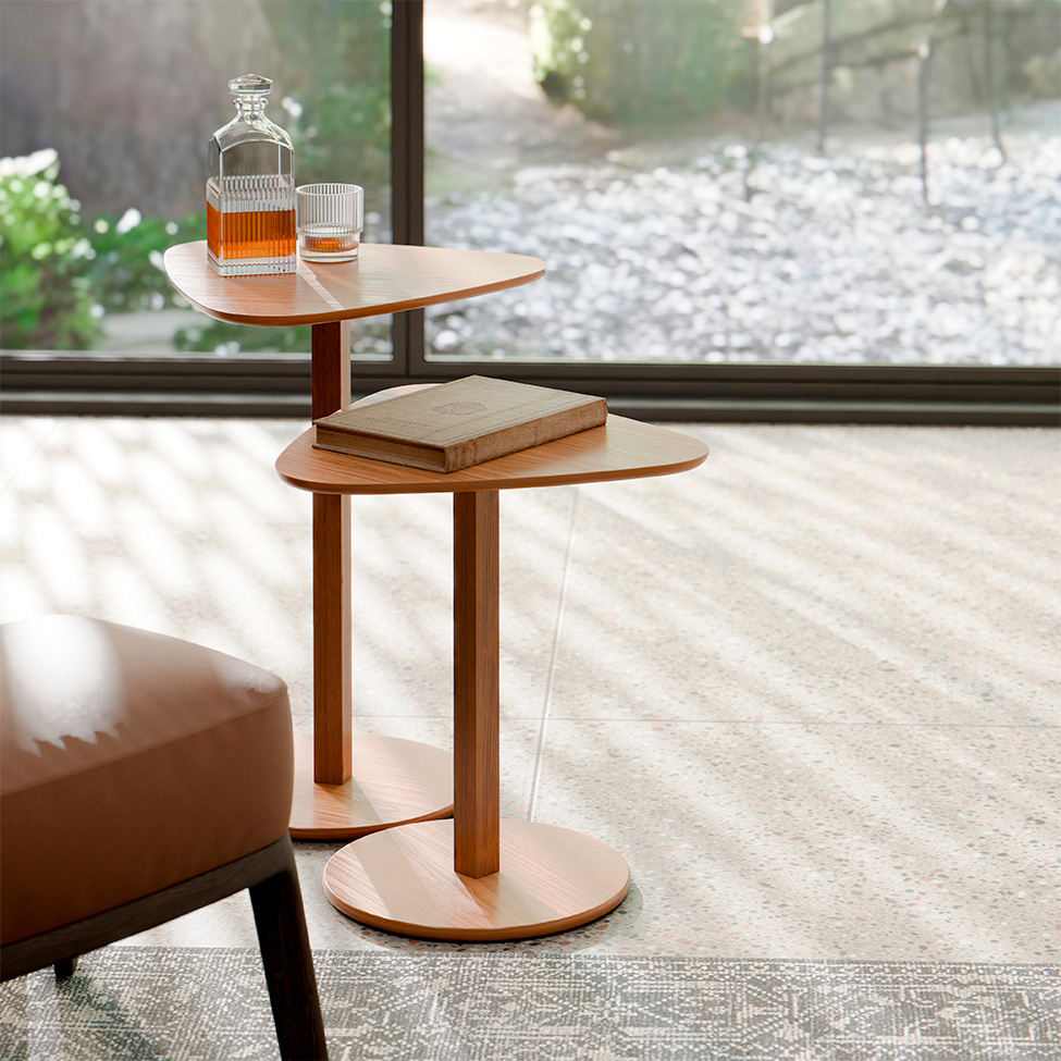 Conjunto com 2 Mesas Laterais Paris Nature