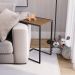 Conjunto com 2 Mesas Laterais Telúrio Hanover e Preto
