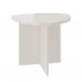 Conjunto com 2 Mesas Laterais e 1 Mesa de Centro Delta Cedro e Off White