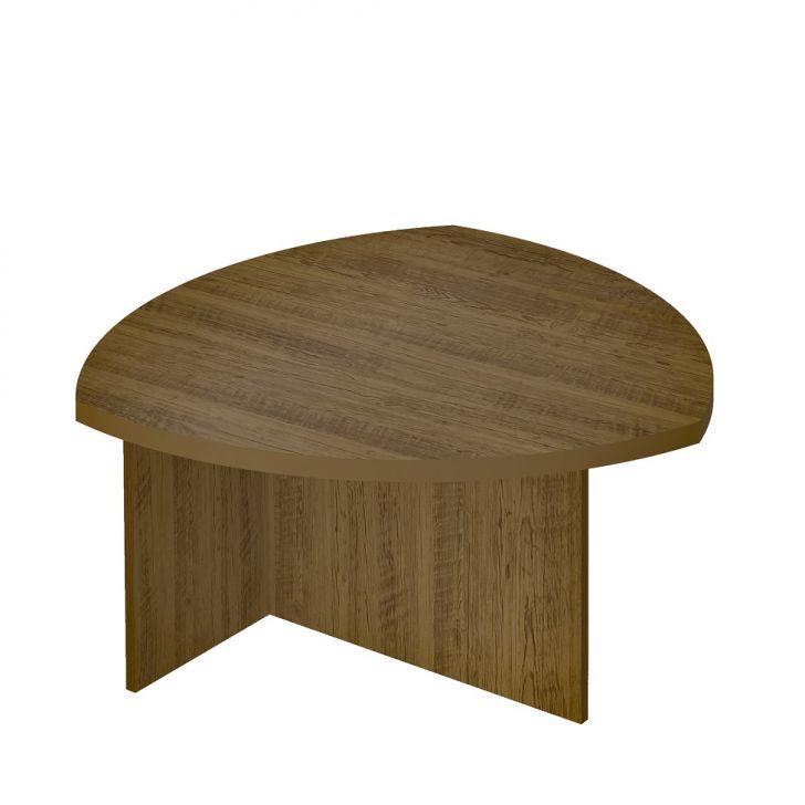 Conjunto com 2 Mesas Laterais e 1 Mesa de Centro Delta Pinho e Off White