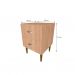Conjunto com 2 Mesas de Cabeceira Adore Carvalho Mel