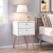 Conjunto com 2 Mesas de Cabeceira Bled 4 GV Branco