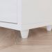 Conjunto com 2 Mesas de Cabeceira Campeche 4 Gavetas Branco