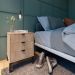 Conjunto com 2 Mesas de Cabeceira Morgan 6 Gavetas Amadeirada