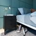 Conjunto com 2 Mesas de Cabeceira Morgan 6 Gavetas Preto