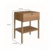 Conjunto com 2 Mesas de Cabeceira Oslo 2 Gavetas Hanover