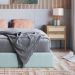 Conjunto com 2 Mesas de Cabeceira Oslo Palhinha 4 Gavetas Hanover