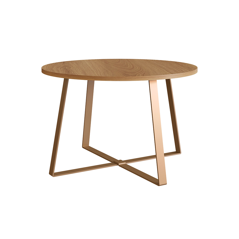 Conjunto com 2 Mesas de Centro Boro Dourado