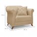 Conjunto com 2 Poltronas Abruzzo Linho Dourado