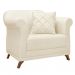 Conjunto com 2 Poltronas Abruzzo Linho Natural