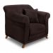 Conjunto com 2 Poltronas Abruzzo Suede Café