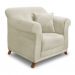 Conjunto com 2 Poltronas Abruzzo Veludo Bege