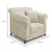 Conjunto com 2 Poltronas Abruzzo Veludo Bege