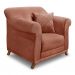 Conjunto com 2 Poltronas Abruzzo Veludo Cobre