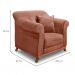 Conjunto com 2 Poltronas Abruzzo Veludo Cobre