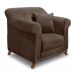 Conjunto com 2 Poltronas Abruzzo Veludo Marrom