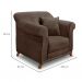 Conjunto com 2 Poltronas Abruzzo Veludo Marrom