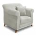 Conjunto com 2 Poltronas Abruzzo Veludo Prata