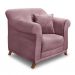 Conjunto com 2 Poltronas Abruzzo Veludo Uva