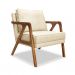 Conjunto com 2 Poltronas Laura Linho Pérola