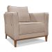 Conjunto com 2 Poltronas Potenza Linho Areia